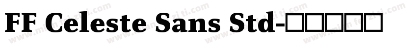 FF Celeste Sans Std字体转换
